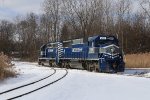 6355 and 6303 head in to the tail track of the wye